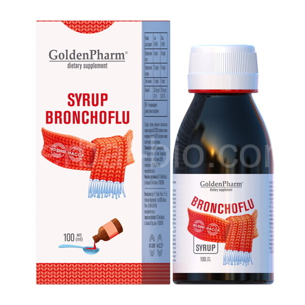 Dry cough syrup Bronchoflu 100 ml