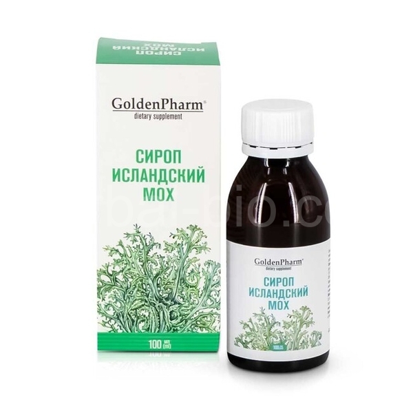 Cough syrup with Icelandic blister 100 ml