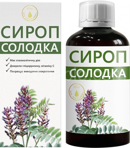 Liquorice root (Glycyrrhiza glabra) syrup 200ml