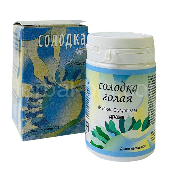 Liquorice root (Glycyrrhiza glabra) dragee 60tbl.