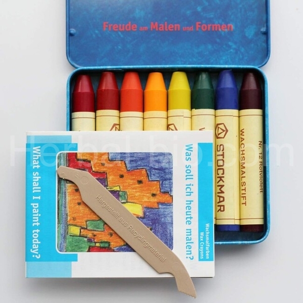 WAX CRAYONS waldorf Stockmar 8pcs