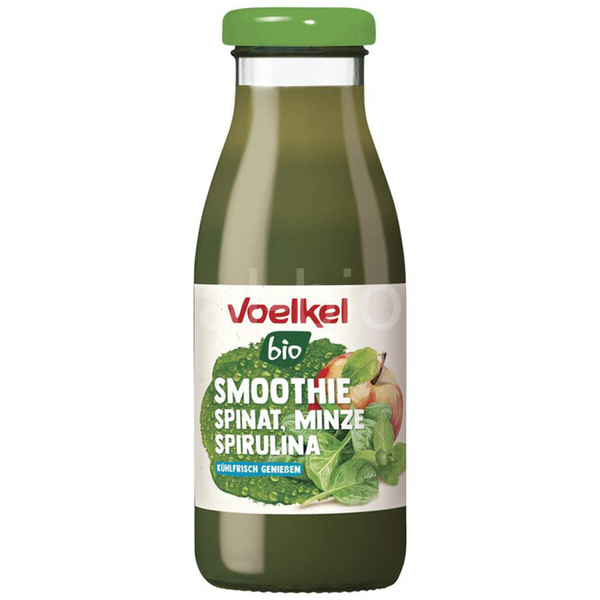 GREEN SMOOTHIE SPINACH & MINT & SPIRULINA & Apple