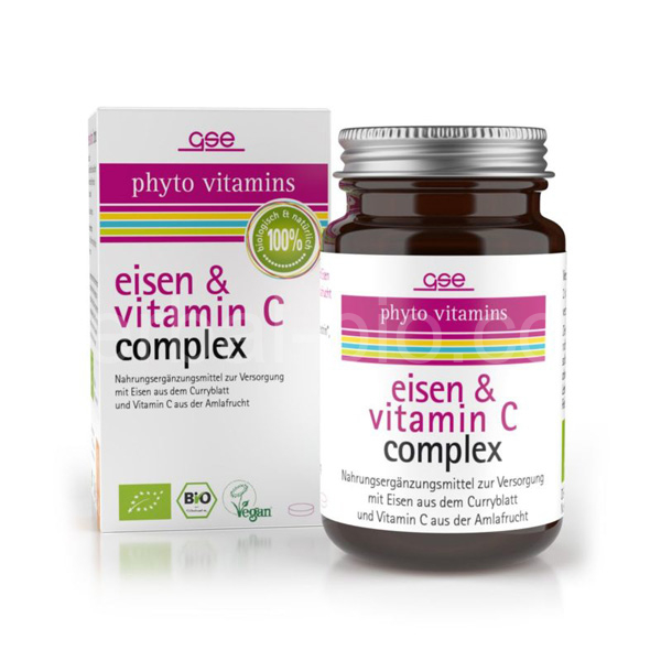 Iron & vitamin C complex VEGAN BIO 60tbl.
