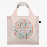 Smiley Blossom Recycled LOQI Shopping Bag 