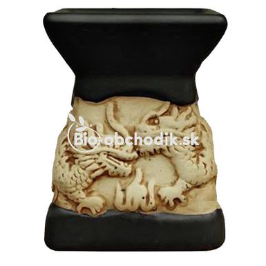 Aroma lamp BAS-RELIEF BLACK DRAGONS