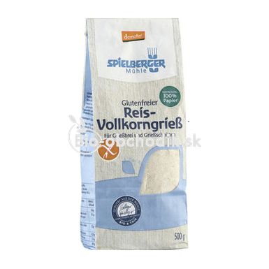 Gluten-free rice meal 500g DEMETER BIO SPIELBERGER MÜHLE