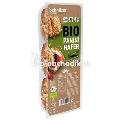 Gluten-free organic panini oatmeal 188g Schnitzer