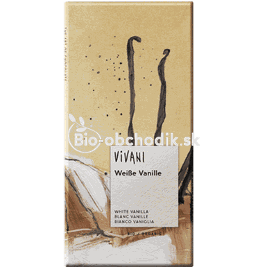 BIO white chocolate with vanilla Vivani 80g
