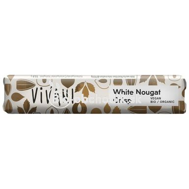 Bio white nougat with nuts Vivani 40g