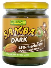Bio chocolate-hazelnut spread SAMBA DARK 250g