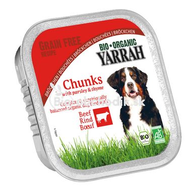 Dog food "Beef chunks" 150g Yarrah