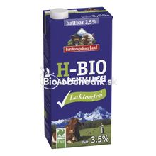 Bio whole lactose-free milk 3.5% 1L UHT