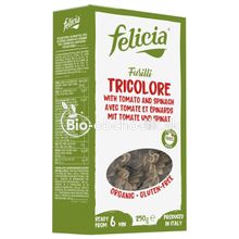 BIO rice tricolor pasta Felicia 250g