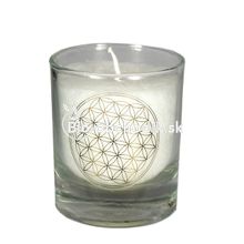 Chakra candle white mini