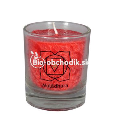 Chakra candle red mini