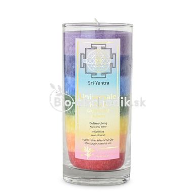 Chakra candle rainbow fragrant large