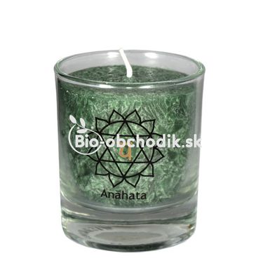 Chakra candle green mini