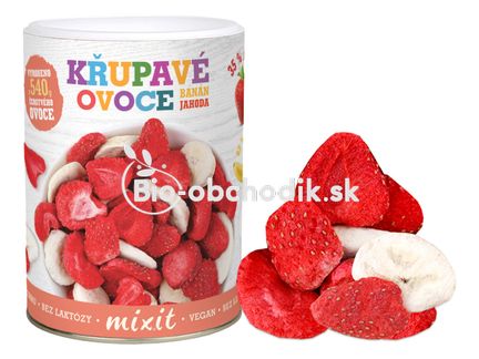 Crunchy fruit "Banana and strawberry" MIXIT 80g