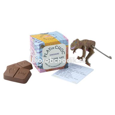Organic chocolate for kids with surprise-Dinosaur :-)