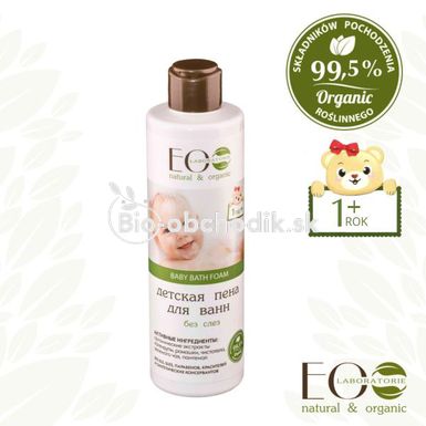 No-tears baby bath foam 250ml ECO Lab Natural & Organic