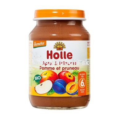 Baby foods Apple and plum from 6. Month 190g HOLLE