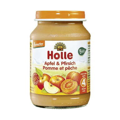 Baby Food (food supply) apple and peach from 4. Month 190g Holle