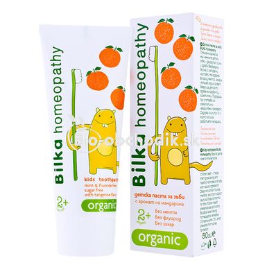Children´s toothpaste tangerine with candyleaf 50ml BILKA homeopathy
