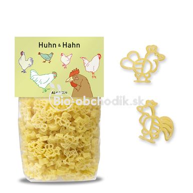 Children's pasta "Roosters and hens" from durum wheat 250g BIO