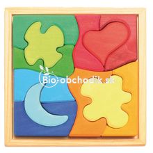 Wooden kids puzzle "Symbols" Grimm´s