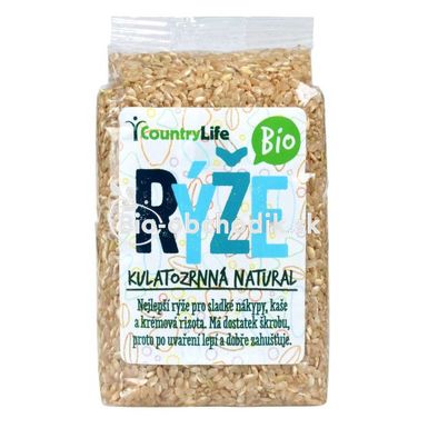 Round grain rice natural Bio 500g Country life