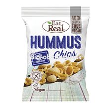 Hummus chips sea salt 45g EAT REAL