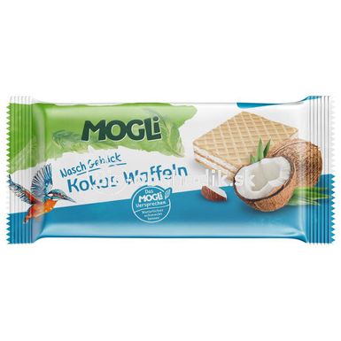 Organic mini wafers for kids coconut 15g Mogli