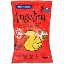 Little Angel Angelina Corn Snack Apple and Strawberry BIO 30g
