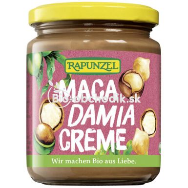 MACADAMIA CREAM bio chocolate-hazelnut spread 250g Rapunzel