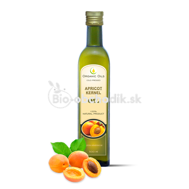 Apricot oil 100% 250ml ORGANIC OILS