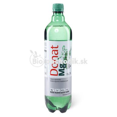 Full pack of 6 bottles mineral water Donat Mg sparkling 1L ROGASKA