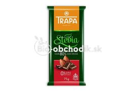 Dark chocolate 80% with stevia 75g TRAPA