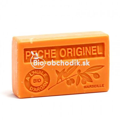 Soap BIO argan oil - Peach 100g