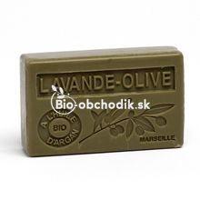 Soap with BIO argan oil - Lavender (Lavandula) and olive (Olea) 100g