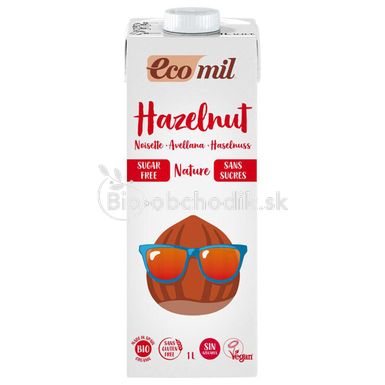 Hazelnut drink nature 1 l ORGANIC ECOMIL