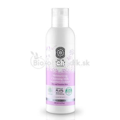 NS Hydrating cleansing milk on face 200ml