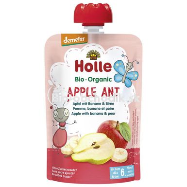 Fruit puree apple, pear, banana Holle 100g