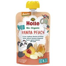Fruit purée apricot, peach, banana and spelt Holle 90g