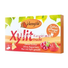 Fruity chewing gum with a taste of Strawberry and cranberry Xylitové 12pcs
