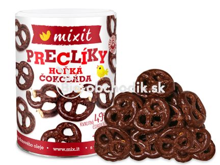 Pretzels in dark chocolate 250g MIXIT