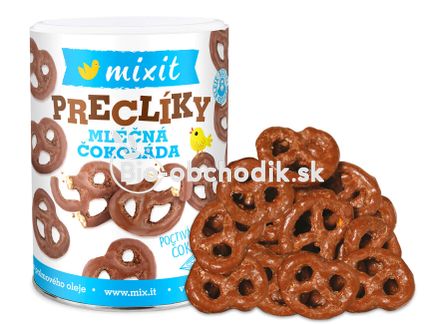 Pretzels in milk chocolate 250g MIXIT