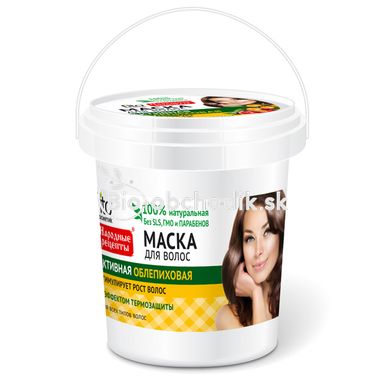 Sea buckt-bar mask for all hair types "For hair growth" 155ml FITOKOSMETIK
