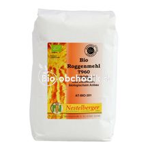 Rye organic flour bread/smooth T960 1kg Nestelberger