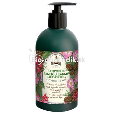 GRANDMA AGAFIA Liquid soap "Cedar" 500ml