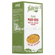 Pasta Fusilli-SPIRALS RICE Bio 250g Felicia